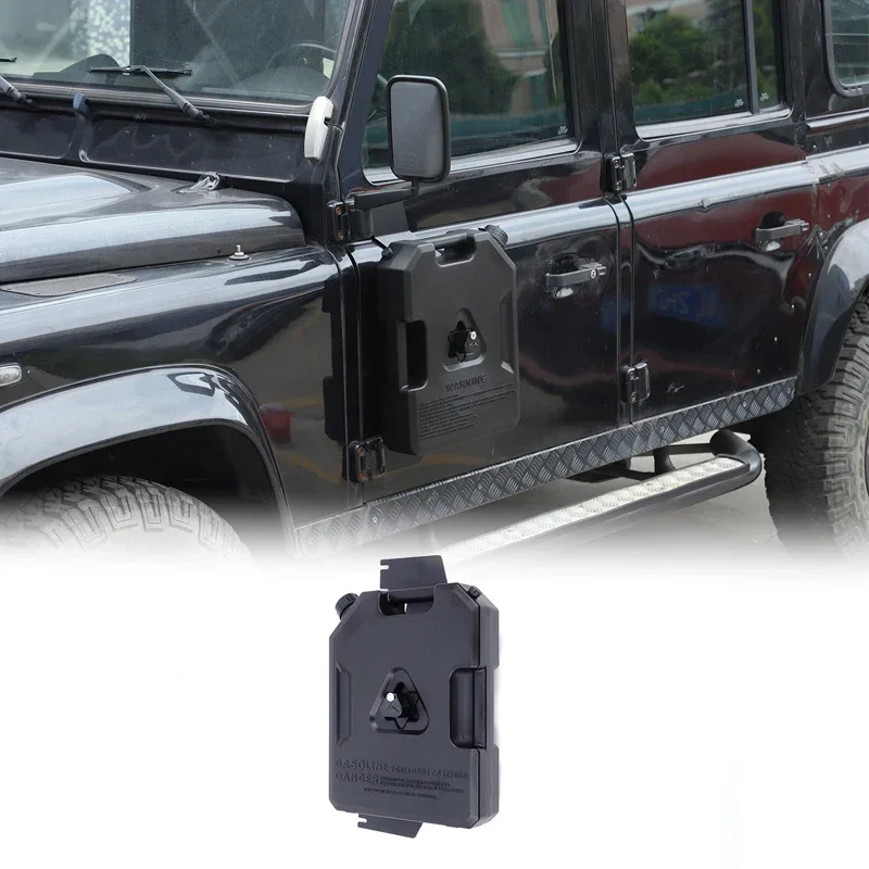 For Land Rover Defender 90 110 2004-2018 Carbon Steel Black Car Exterior Door Panel Oil Barrel Stand Modification Accessories