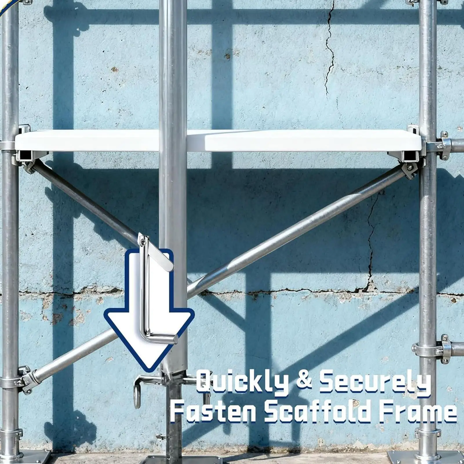 ملحقات السقالات تبديل السحابات التجنيب المقاومة للصدأ 20 قطعة دبابيس قفل سقالة قابلة للفصل لبناء المقاولين #3