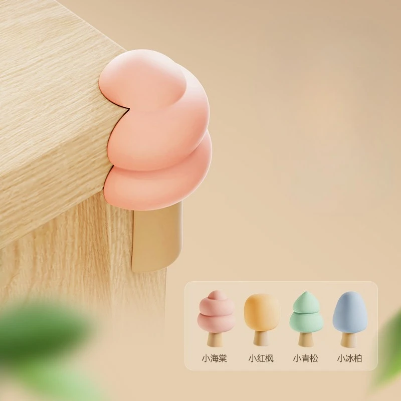 Baby Cartoon Corner Guards Soft Rubber Protective Covers Cabinets Furniture Corner Protectors Prevents Baby Bumps Bruises