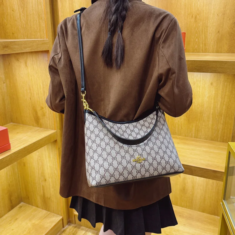 

​​2025 SS Archival-Inspired Underarm Bag, Convertible Top Handle Shoulder & Crossbody Purse for Women, Retro Day to Night Tote