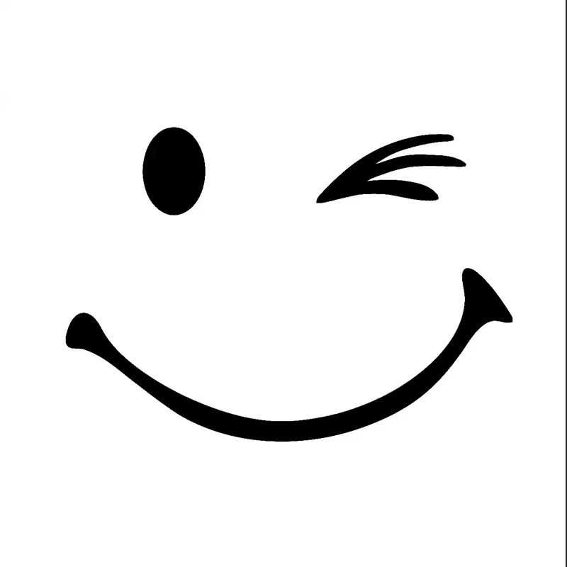 Cute teasing expression design, car window bumper, motorcycle helmet accessories decoration, vinyl car stickers