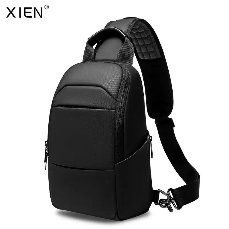 

OZUKO Men's Waterproof Crossbody Bag High Quality Male Messenger Shoulder Bag Short Trip Casual Sling Bags for 9.7 inch iPad New