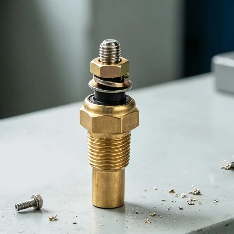M76E Resistive Automotive Temperature with Brass Threaded Body