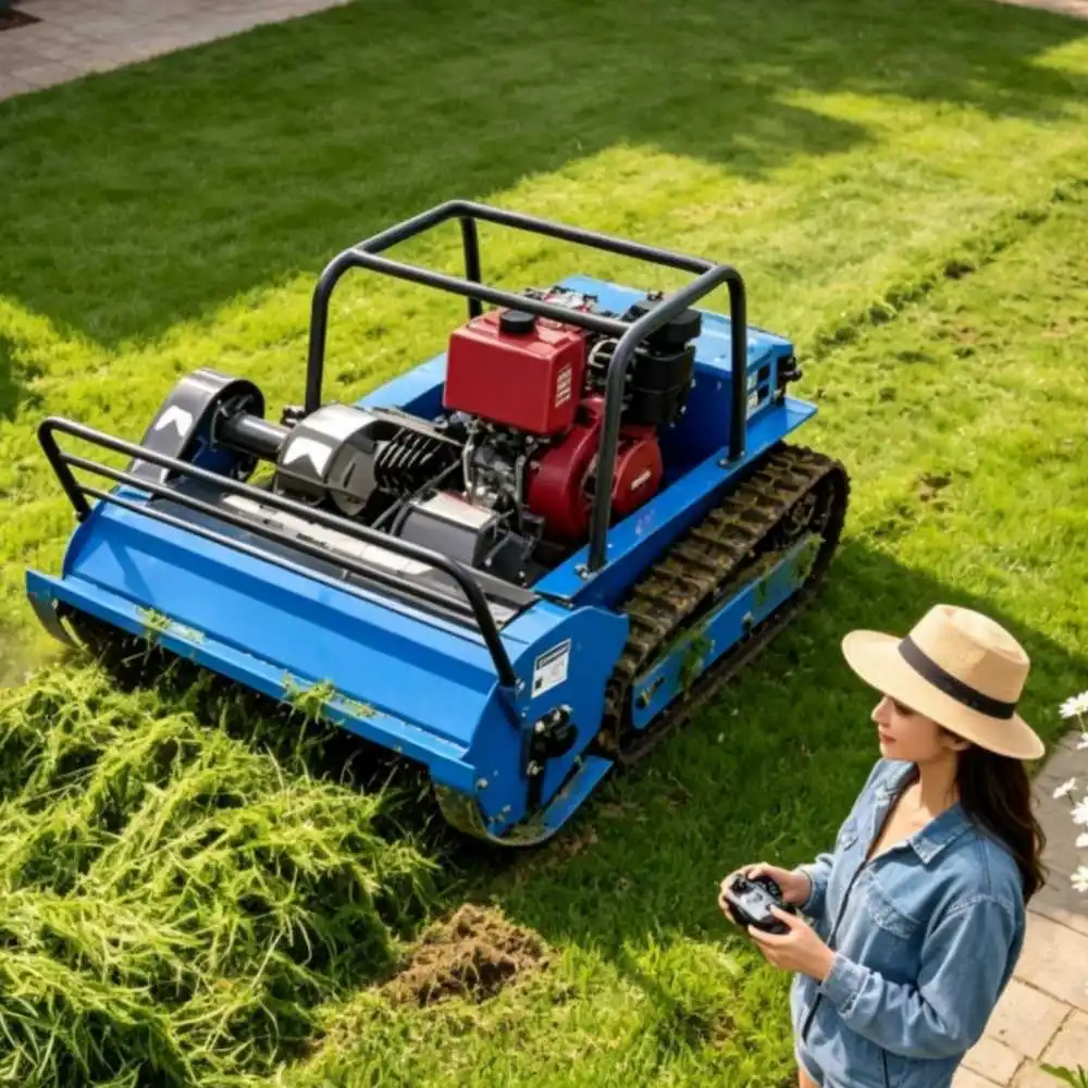 Customizable Low Maintenance Lawn Mower Construction Large 800-1000 mm Steep Slope CE Certified Industrial Grade