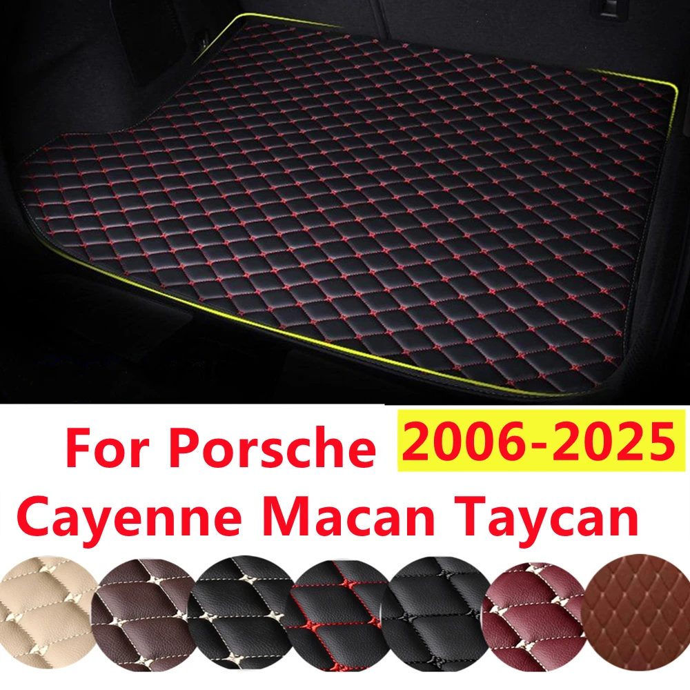 YJ XPE Leather Car Rear Cargo Liner Custom Fit For Porsche Cayenne Macan Taycan Sedan 2025 2024 2023 2022-2006 AUTO Fittings