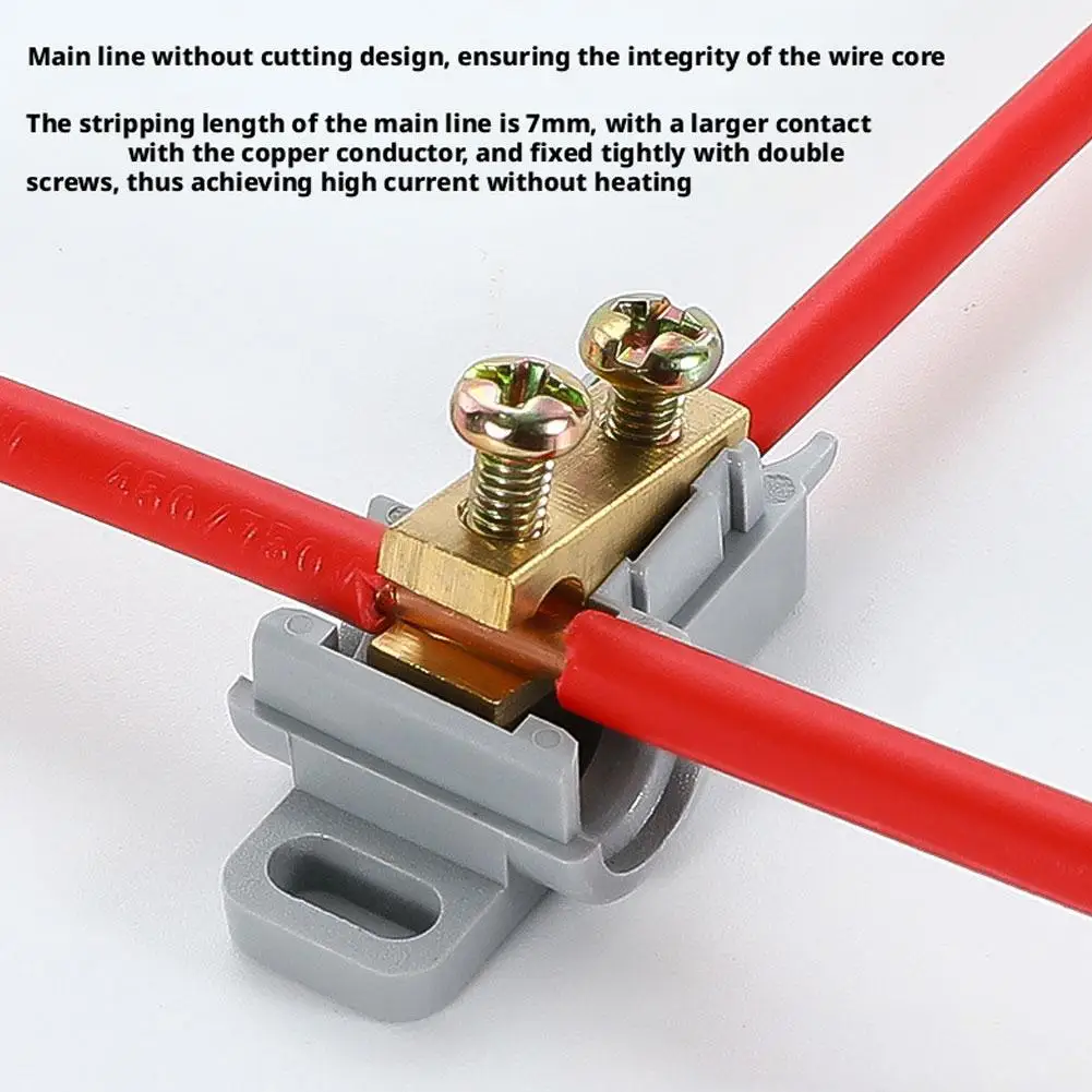 High-Power Shunt Connector Quick Terminal Blocks T/F-Type Fast Connector Small Wiring Connector Electrical Accessories