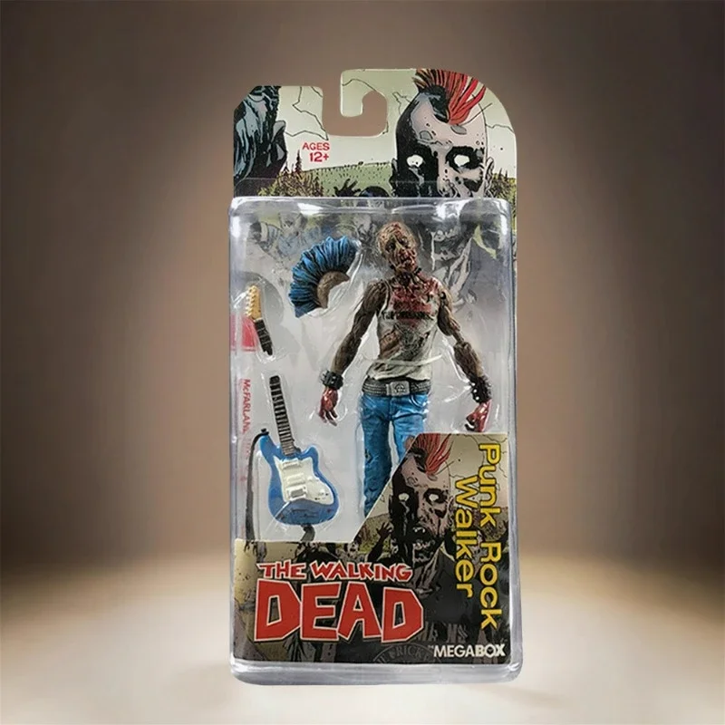 Walking Dead Punk Zombie Hand-made MacFarlane 5-inch Knuckle Movable Horror Action Figure Toy