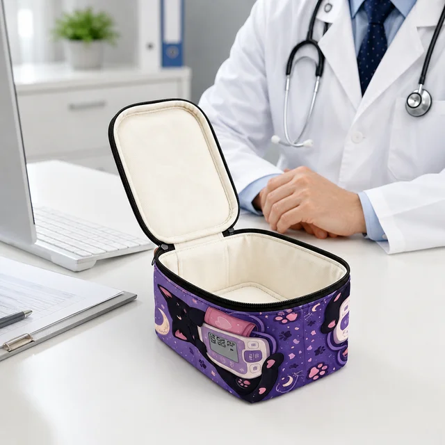 Blood Pressure Monitor Bag Cute Cat Print Storage Case Portable Blood Pressure Machine Carrying Case Home Travel Organizer 3 Blood Pressure Monitor Bag Cute Cat Print Storage Case Portable Blood Pressure Machine Carrying Case Home Travel Organizer 3