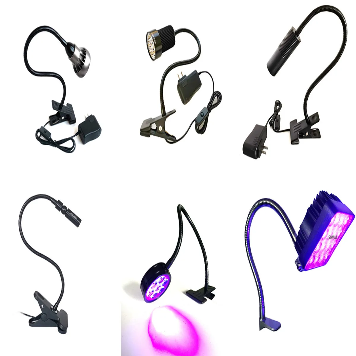 365nm 395nm 405nm clip-on ultrafioletowy UV zielony olej bezcieniowy klej atrament naprawa telefonu komórkowego wykrywanie lampy lampa utwardzająca żywicę