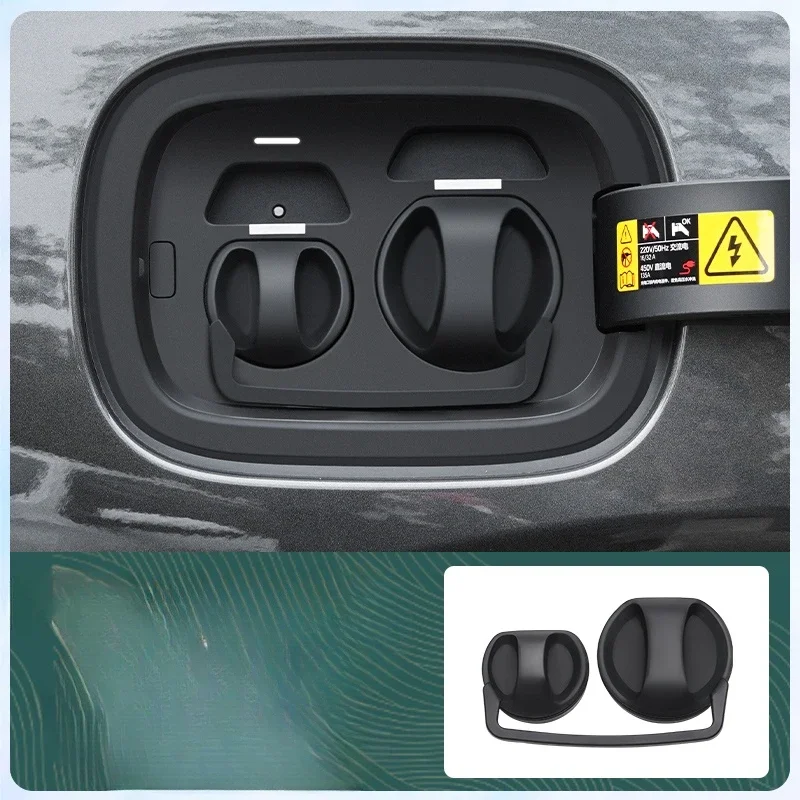 Car Charging Port Connected Waterproof Cover With Dust Protection Cover Auto Accessories For Li Lixiang One L7 L8 L9 2022 2023