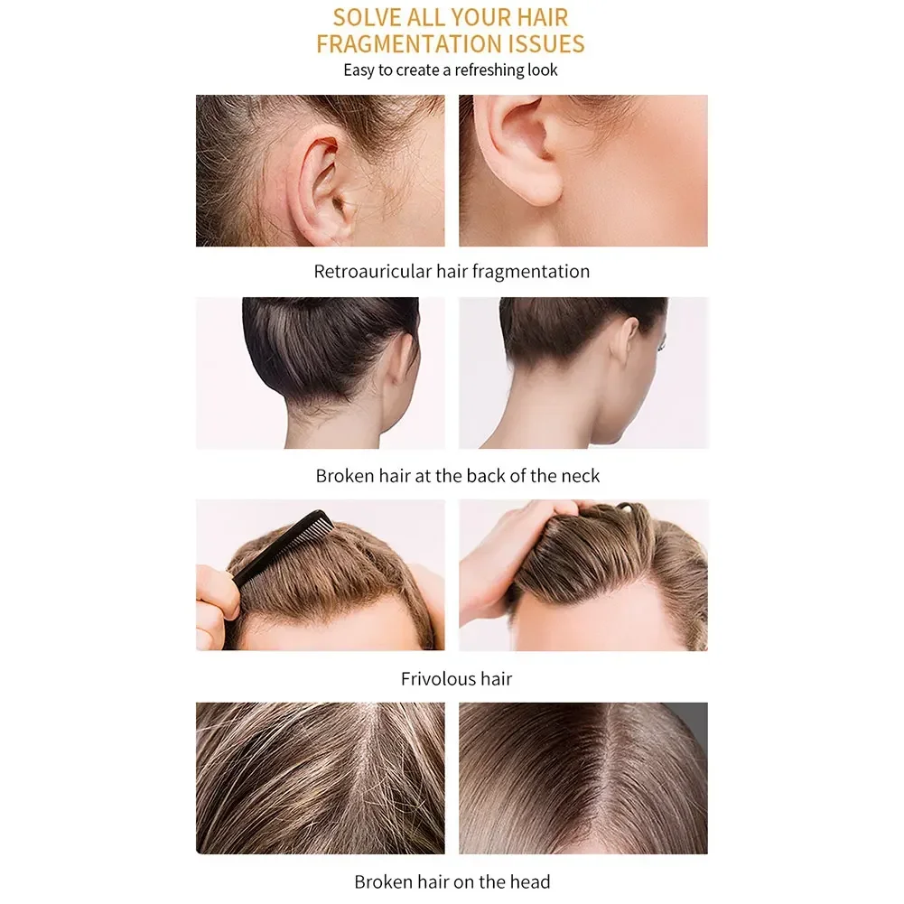 Crema de Gel para peinar el cabello roto, barra de cera para el cabello, crema de Gel para peinar el cabello, Crizz fijo esponjoso, cera de estilismo para niños y mujeres