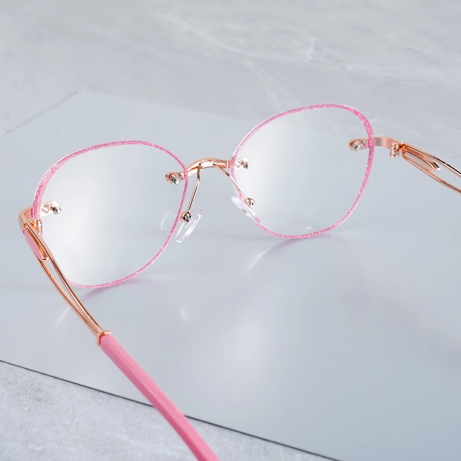 Ovale Retro-Lesebrille für Männer und Frauen – +1,00 bis +4,00 Vergrößerung, Büro- und Computergebrauch, trendige Lesebrille – Detail 9
