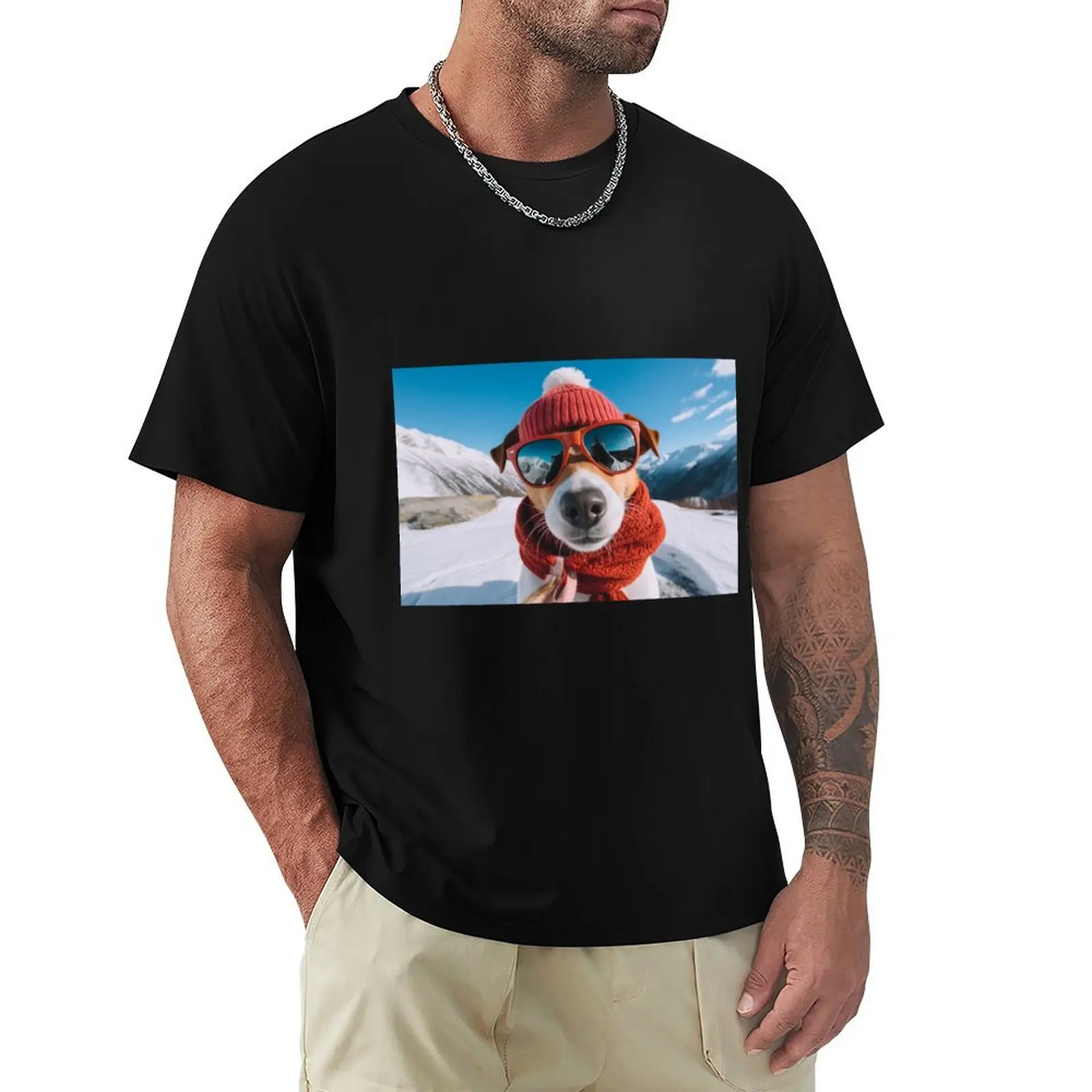 Vanilla the jack russell terrier T-Shirt Plus Size Basic Short Sleeve Top