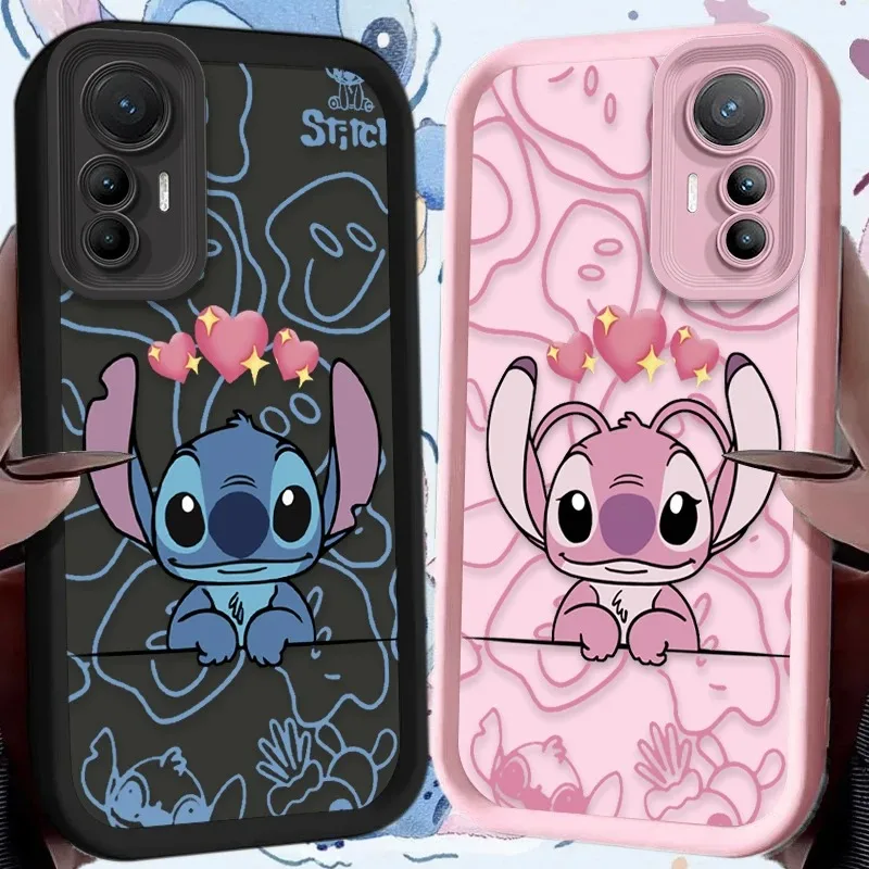 Cartoon Cute Stitch Angel Case For Xiaomi Poco X7 X6 NEO X5 X3 F8 F7 Ultra F6 F5 Pro F3 M8 M7 M6 Pro 4G 5G M5S Printing Cover