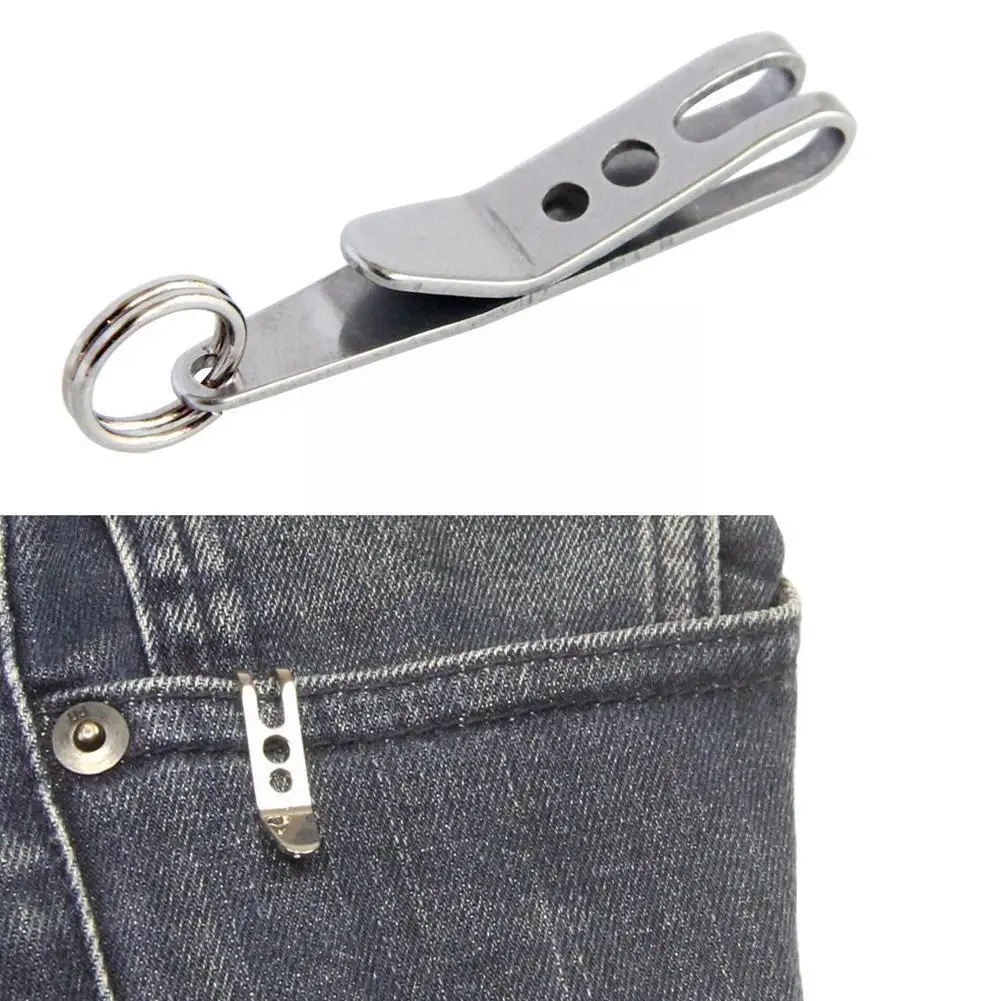 Mini EDC Gear Pocket Suspension Clip Hanger Tool Key 1pcs Suspension Outdoor Key Link Clip Carabiner Keychain V8K4