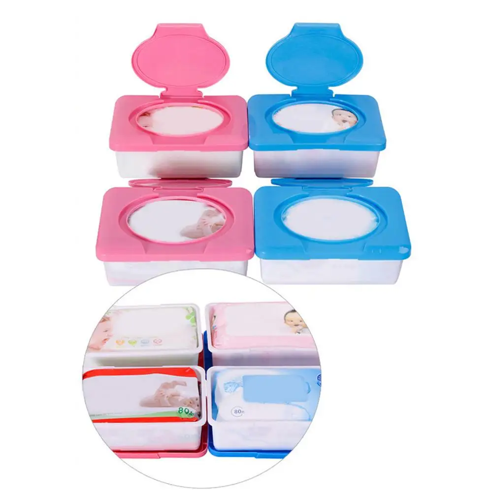 Wet Tissue Halter leichte nützliche Verschleiß festigkeit 80 Stück große Kapazität Wet Wipe Box Wet Wipe Halter einfaches Aussehen