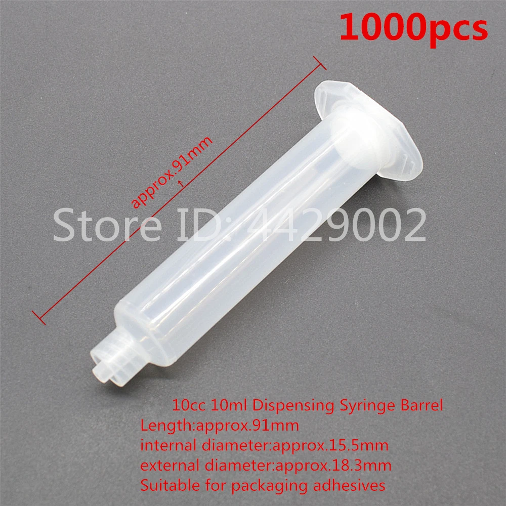 1000 Stück 30ml Industrielle Dosierhülsen 10ml Klebstoffspender Leere Klebstoffhülsen 10cc 30cc Klebstoffdosierbehälter Werkzeuge & Stopfen – Detail 7