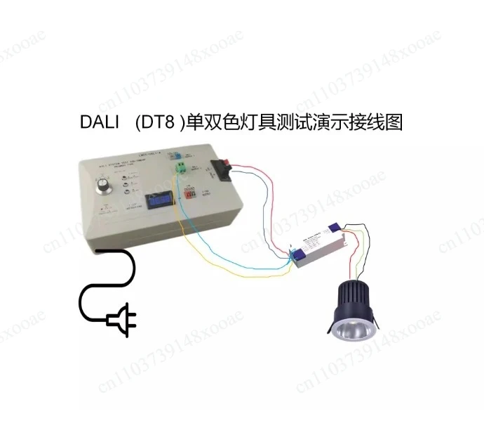 DALI Tester Multi-Function and 1-10V Dimmer Knob with Integrated Bus Power Supply, LED Driver Lighting Test