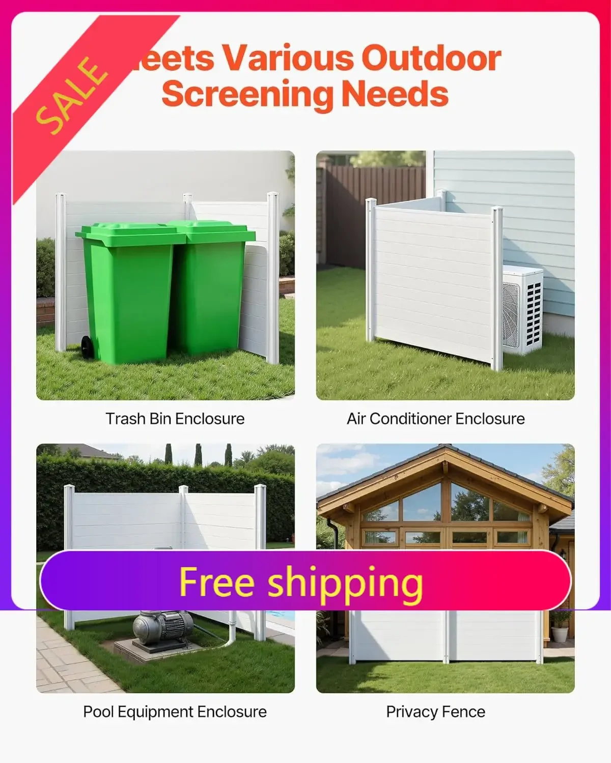 Outdoor Privacy Screens, 50