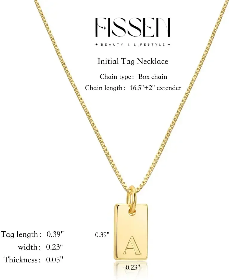 Colares iniciais para mulheres 14k banhado a ouro carta colar delicado nome de ouro colar personalizado inicial tag pingente colar
