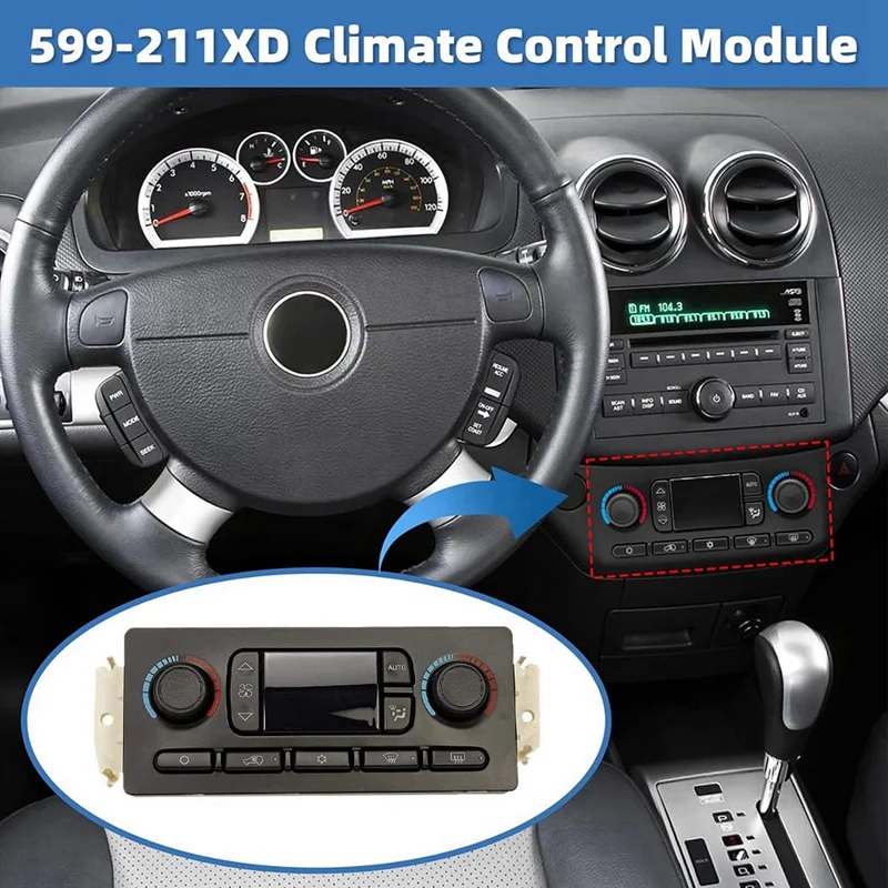 

Car A/C Heater Climate Control Module 599-211XD 10367041 For Chevrolet GMC Silverado Buick Cadillac 599211XD 15077479