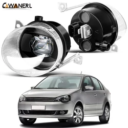 2 X Car Fog Light Assembly 30W LED Canbus Fog Driving Lamp For Volkswagen VW Polo Mk5 Vento Sedan 2011 2012 2013 2014 2015 2016