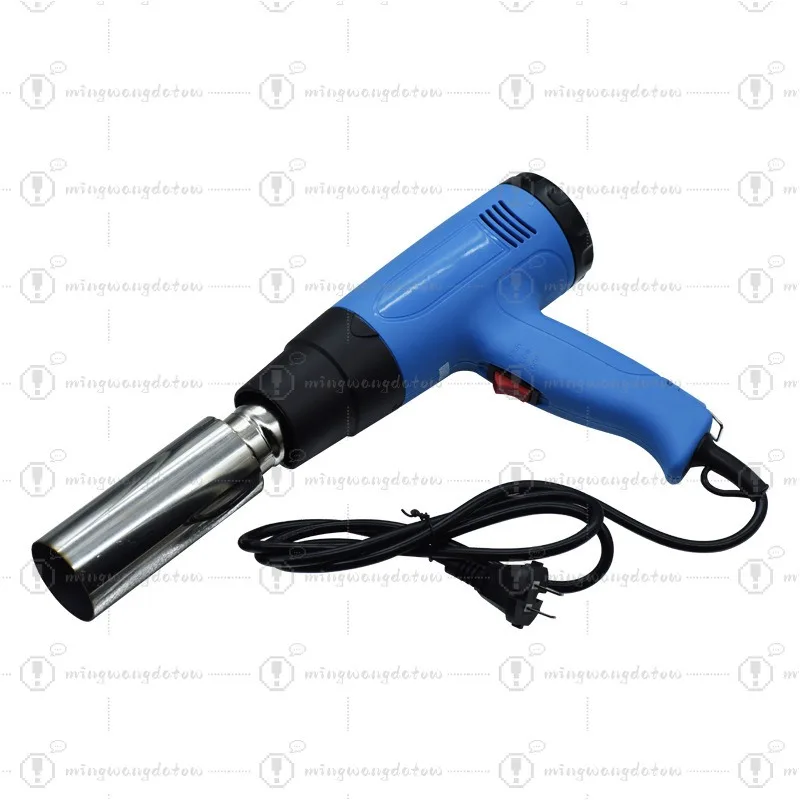 Hot Air Gun with Sleeve for Heat Shrink Caps and Heat Shrink Film