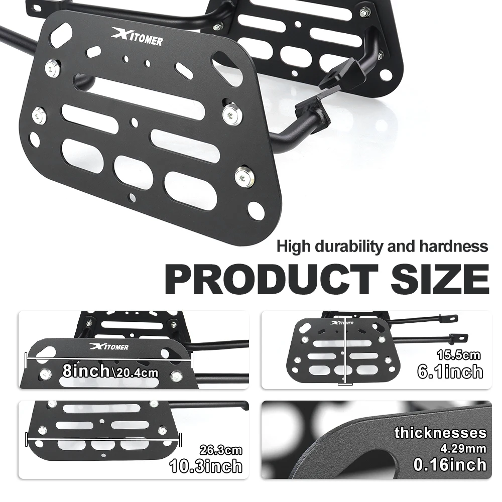 Fit For Suzuki SV650 ABS 2015-2026 SV650X 2018-2025 Motorcycle Side Saddlebag Support Bars Mounting Brackets Side Pannier Racks