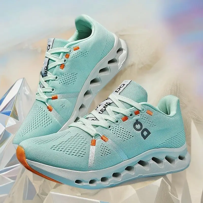 

Summer trendy hot selling mesh breathable and fashionable cushioning running shoes