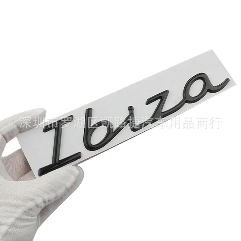 Letras de Metal 3D para maletero de coche, calcomanías con logotipo, emblema, insignia, pegatina para Seat IBIZA MK1, MK2, MK3, MK4, MK5, MK6, 6j,