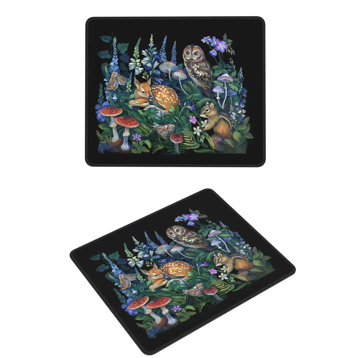 مسحور الغابات ماوس الوسادة الكمبيوتر لوحة المفاتيح الماوس حصيرة ألعاب الكمبيوتر حصيرة مكتب الجدول الحصير #1