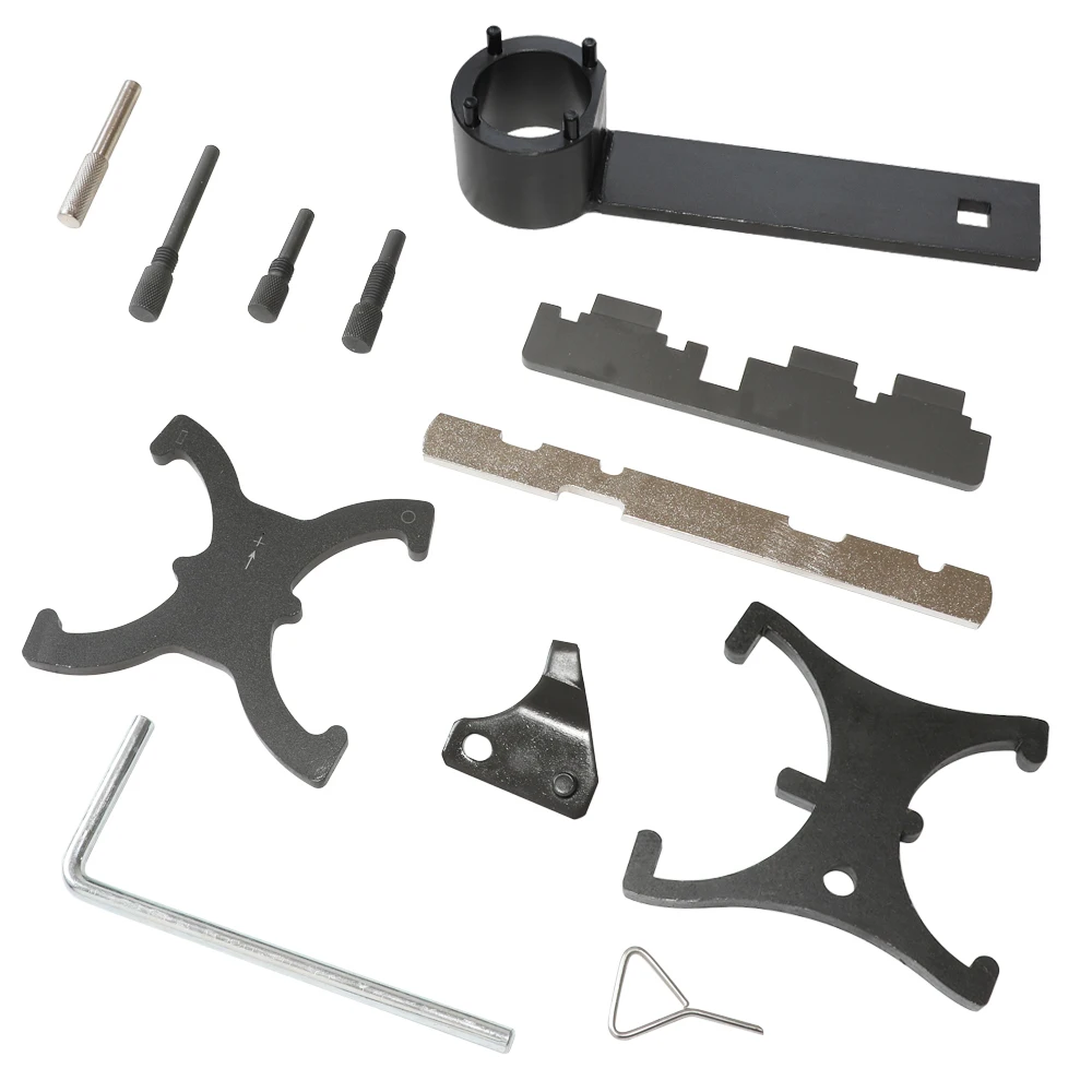 

Инструмент для блокировки ГРМ двигателя, набор удерживающих распределительный вал для Citroen Peugeot C4 C5 206 307 607, дизельные бензиновые двигатели 2,0 2,3