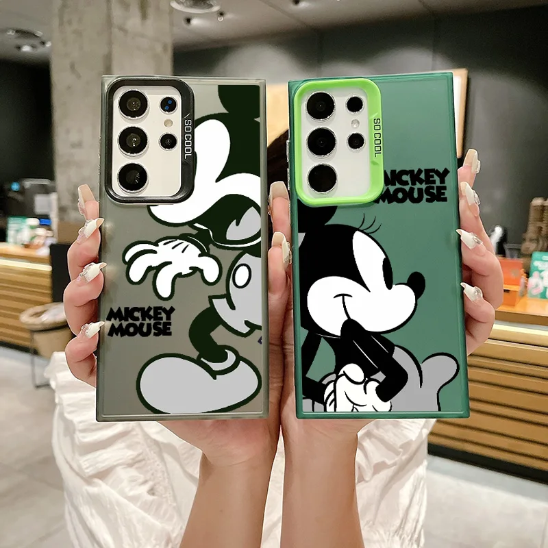 Disney Cute Mickey Mouse For Samsung A 12 13 15 20 21 23 30 31 32 33 34 35 50 51 52 53 55 71 Colorful Phone Case Funda Cover