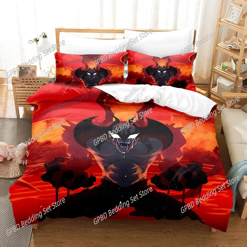 

New Anime Devilman Crybaby Comfortable Duvet Quilt Cover Pillowcase Bedding Set Children Bedroom Decoration Home Textile