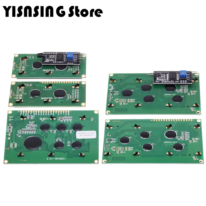 LCD1602 LCD 1602 2004 12864 module Blue Green screen 16x2 20X4 Character  Display  HD44780 Controller black light