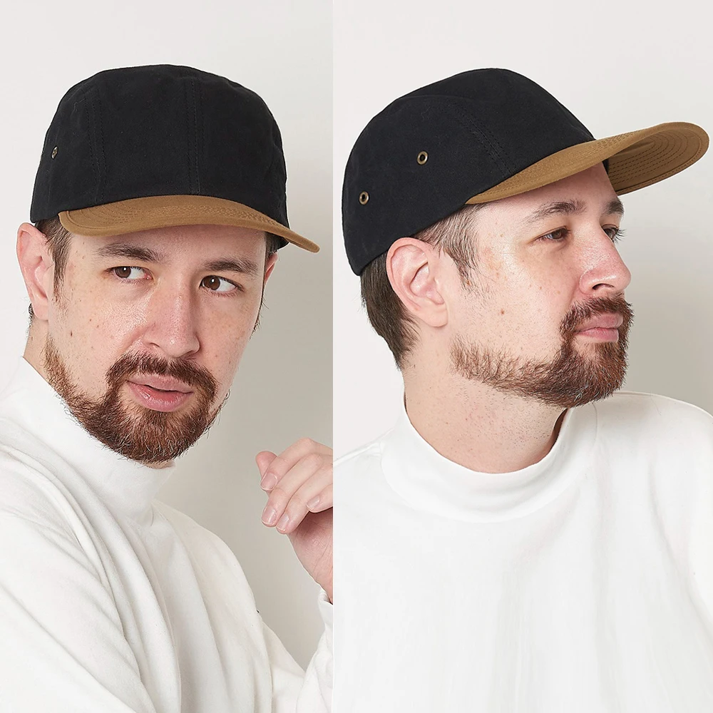 Retro Baseball Cap Flat Brim Cap Waterproof Cap Tooling  Trendy Brand