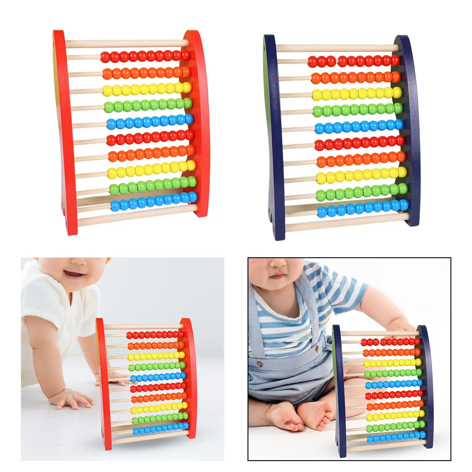 Abacus for Kids Math Development Toy Birthday Gifts Learning Game Wooden Abacus