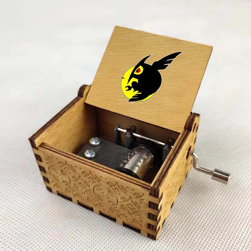 

Music Box Wooden Hand Cranked Boy Girl Birthday Gift Kids Christmas Halloween Gifts For anime kame ga KILL! Cartoon music box