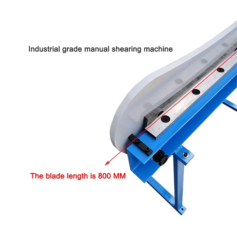 

HS-800 Industrial Grade Arc Shearing Machine Manual Shear Cutter Metal Guillotine Scissors 800MM For Cutting Sheets And Plastics
