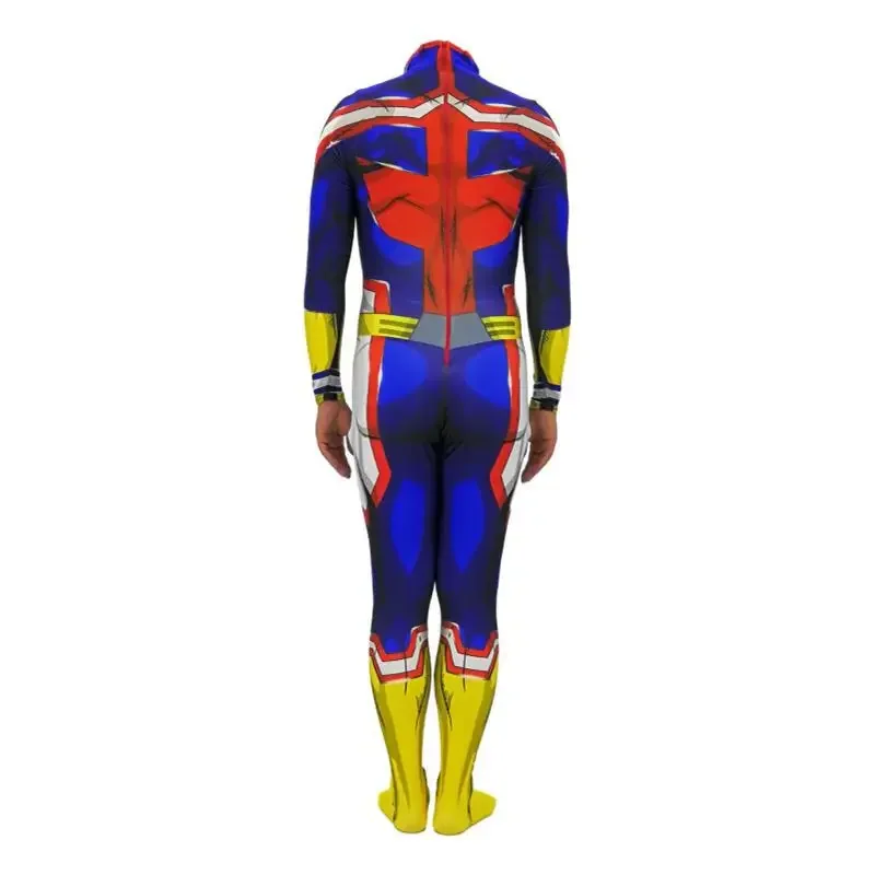 My Hero Academia All Might Cosplay Superhero 3D Printed Spandex Bodysuit Zenzai Suit All Might Costume Halloween Costume Outfits