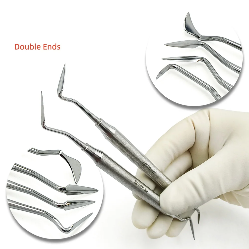 

Стоматологический скалер, резак для чистки зубов, двойные концы, нержавеющая сталь, стоматологическое пародонтальное лезвие для десен, скалер, нож