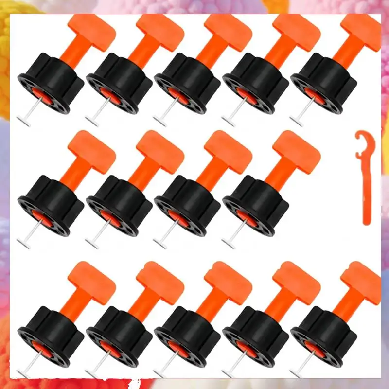 

101Pcs Tile Leveling System Clips Spacers Porcelain Leveler Kit For Tile Laying Construction Tools-A83Z