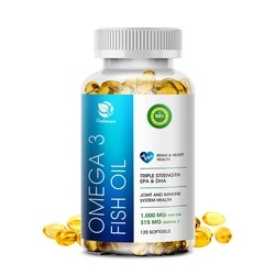 Lukaree Omega 3 Sea Fish Oil Capsule Body Immunity Brain Health IQ Up Smarter Memory and Focus Supplements