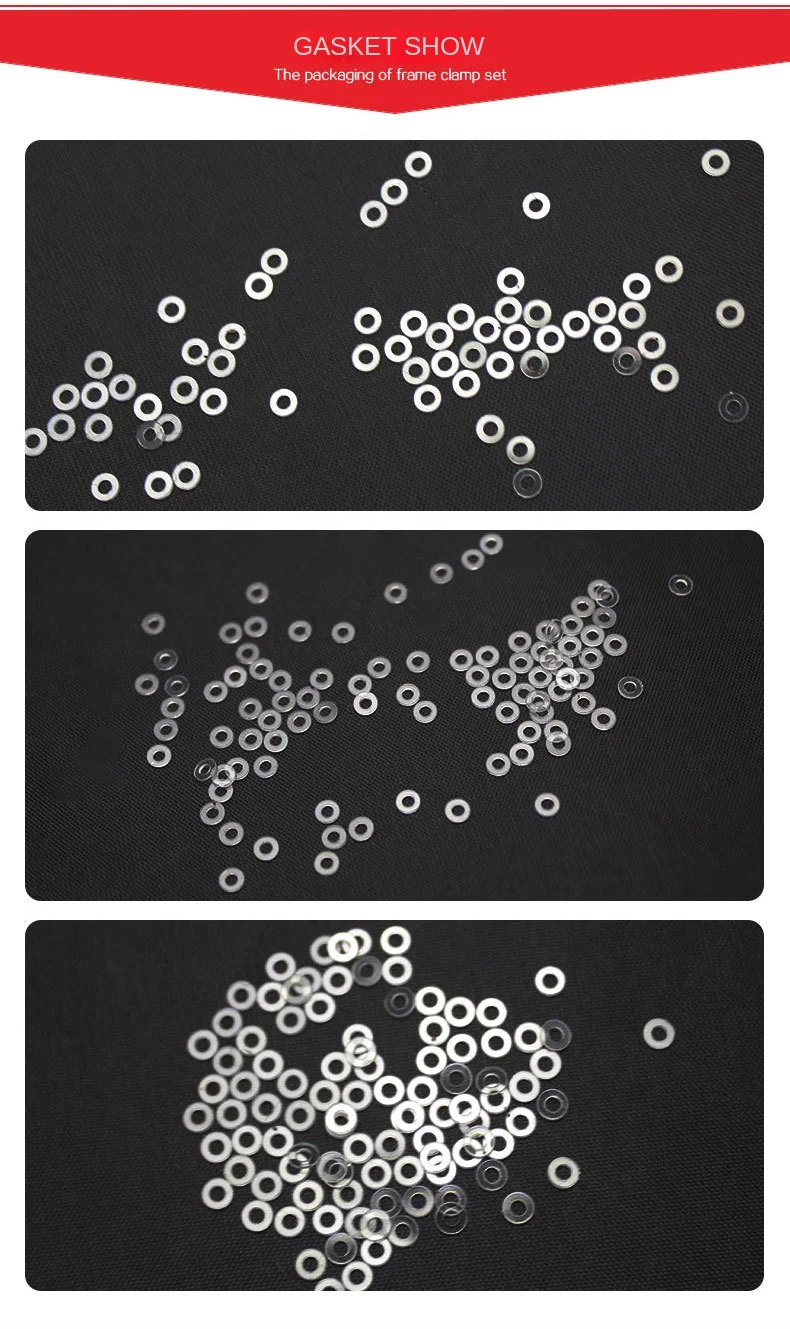1000 Stück Kunststoff-Dichtungen für randlose Brillen, 1,4 mm Dicke, Abstandshalter, Ersatzteile für randlose Brillen. – Detail 3
