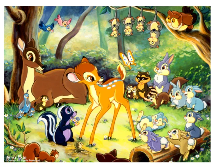 Фон для фотосъемки с изображением розового цветка и оленя для девочек