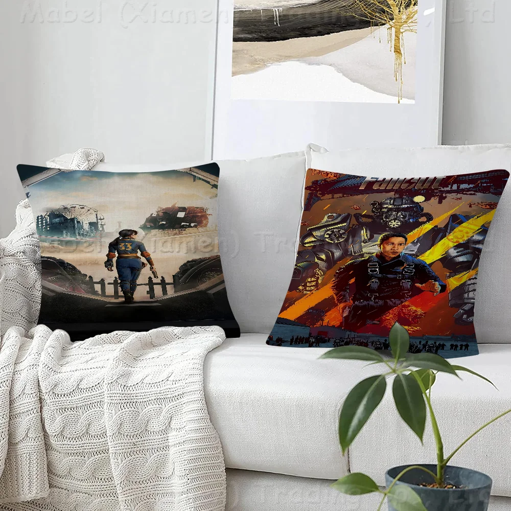 F-Fallout Series Pillow Gift Home Office Decoration Pillow Bedroom Sofa Car Cushion CoverPillow Case