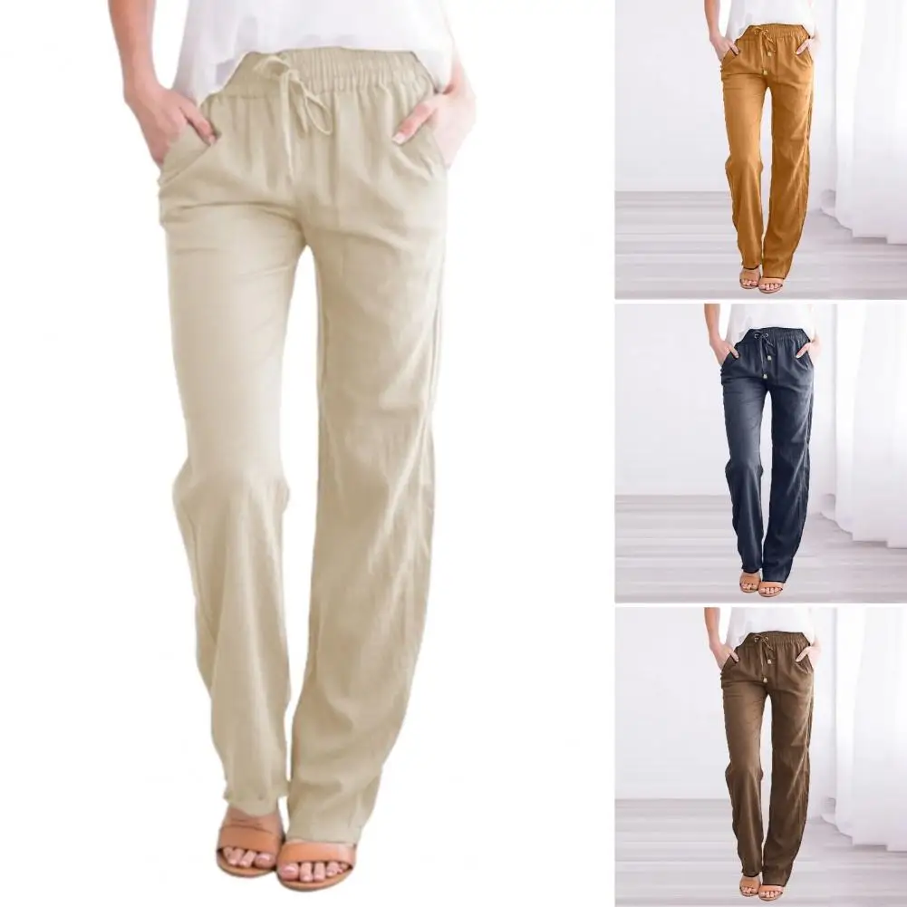 

Summer And Autumn Trousers New Casual Women's Wear In Europe America And Europe Large Loose Cotton Hemp Casual Women's Pants