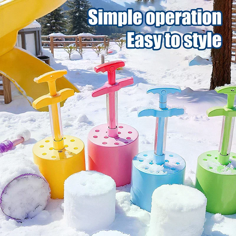 

Зажим для изготовления снежков, разноцветные мультяшные снежные шарики, зажимы для изготовления снежных шаров, гаджеты для детей S для боев снежков, инструмент
