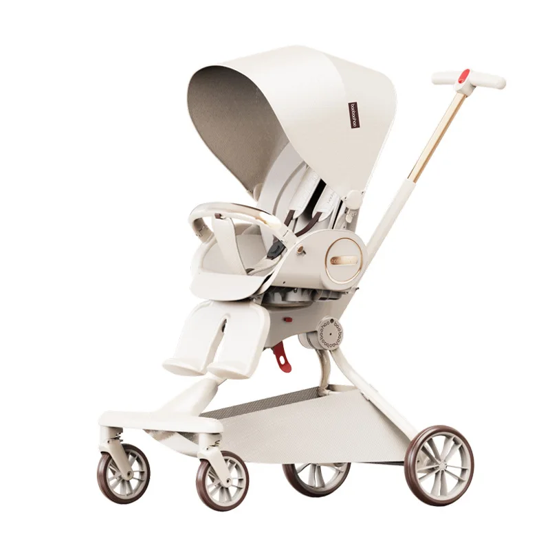 

Baby Stroller Strolling High-View Can Sit and Lie Down Two-Way Lightweight Foldable Baby Stroller for Baby Pushchair Pram