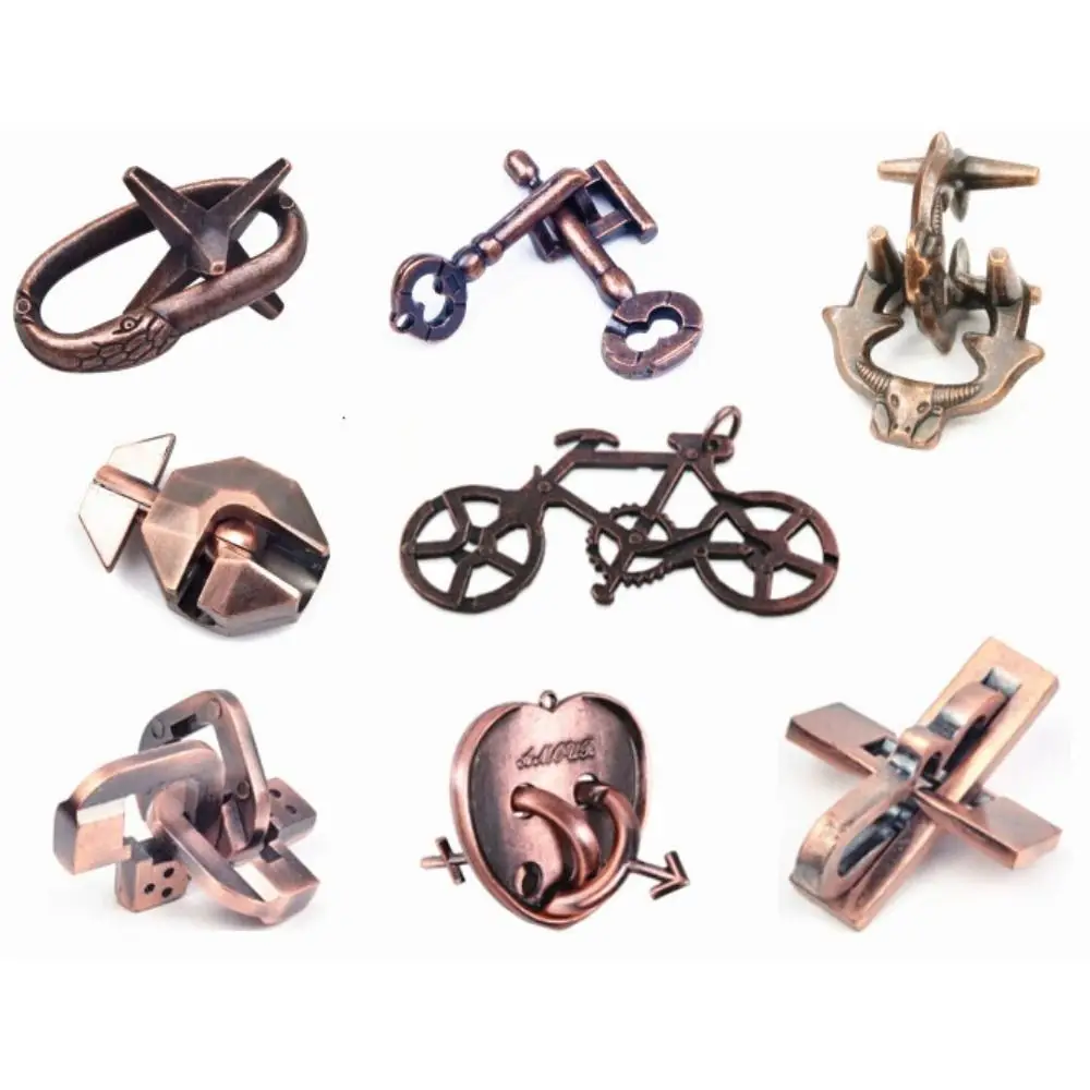 

Intelligence Game Intelligence Early Learning Puzzles Game Metal Wire Puzzle Metal Brain Teaser Toys Luban Lock Puzzle